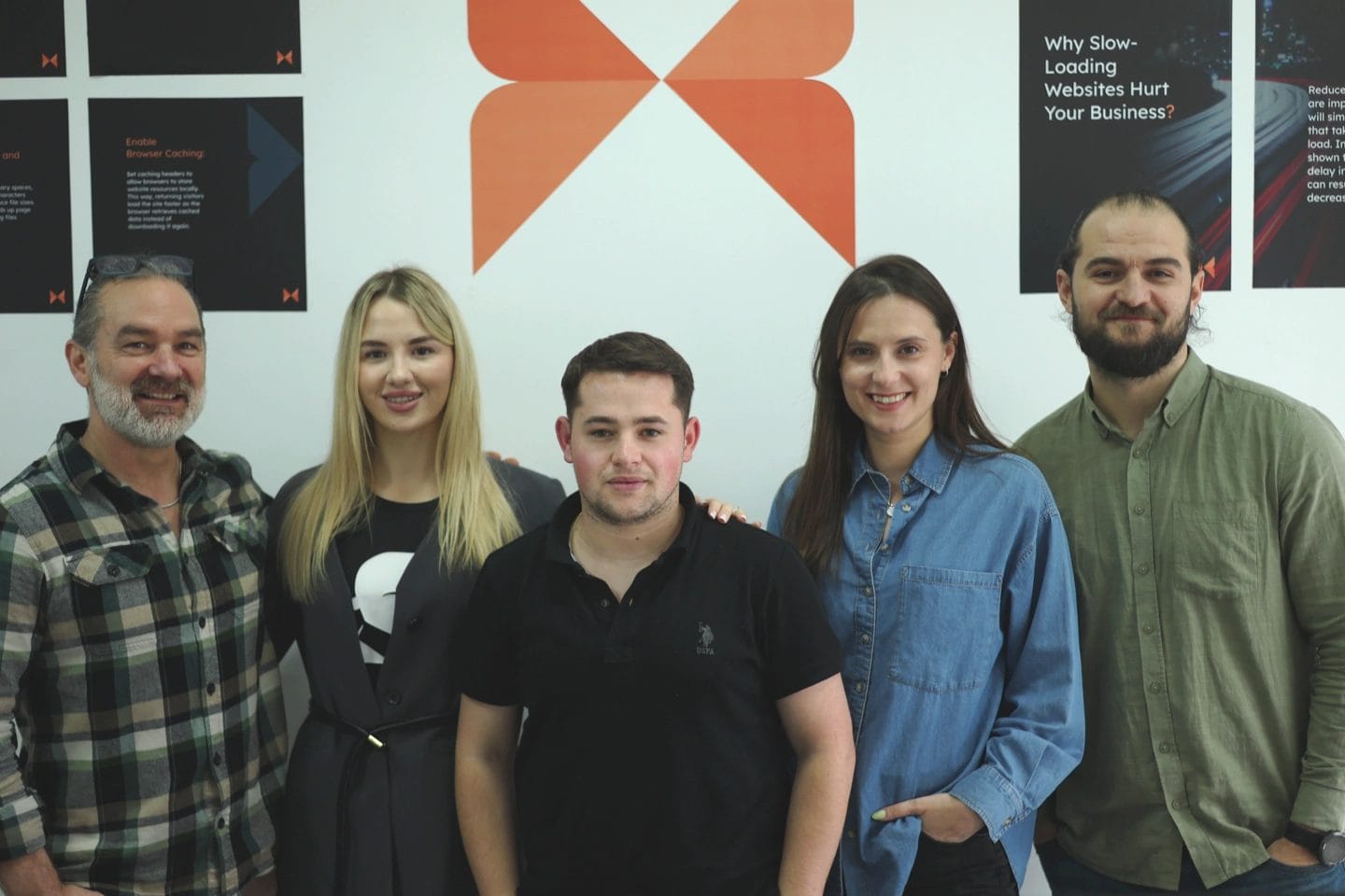 MetaPixels core team, Merv, Dafi, Pene, Simona and Darko